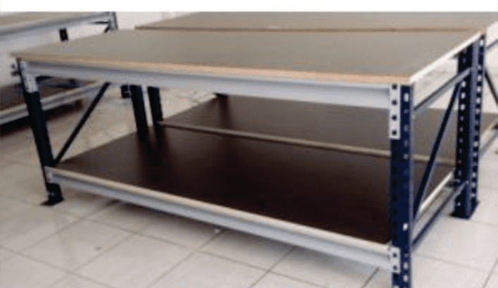 Bancadas industriais — estações de trabalho robustas