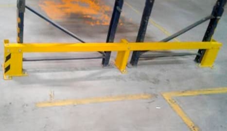Protetor de Montante — segurança para estruturas porta pallet